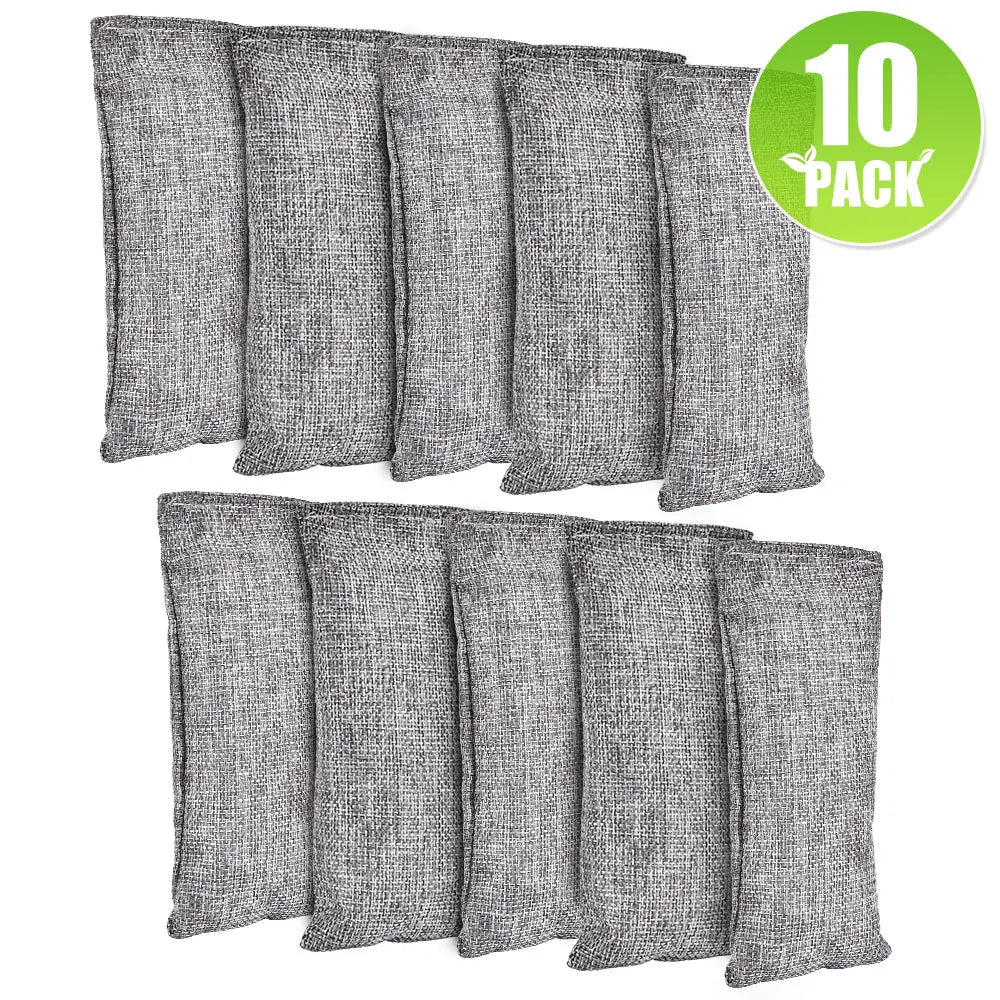 Natural Bamboo Charcoal Odor Absorbers for Fresh Home & Car Air.