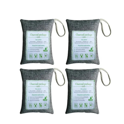 **Natural Bamboo Charcoal Air Purifier & Odor Eliminator for Car & Home.**